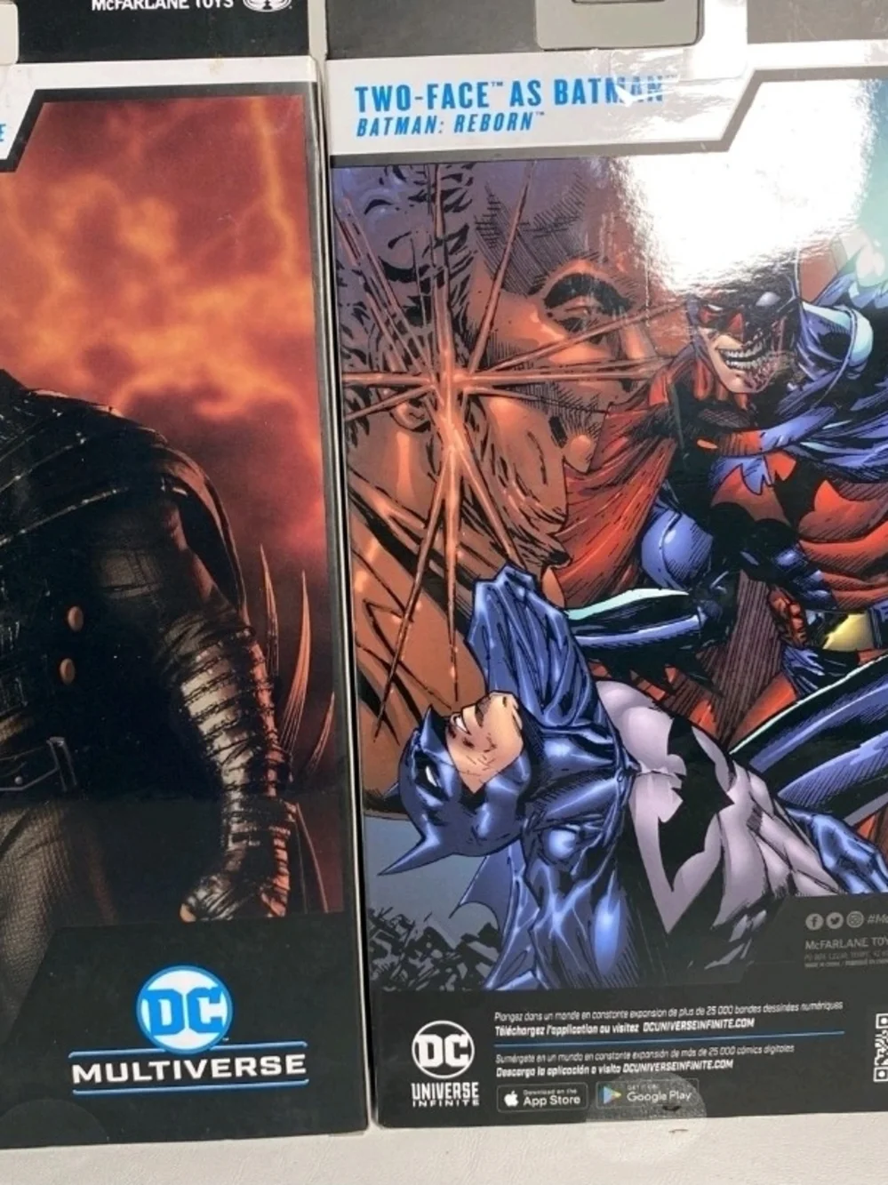 DC Multiverse Two-Face as Batman & Batman, Duke Thomas 2 PC Lot action figures